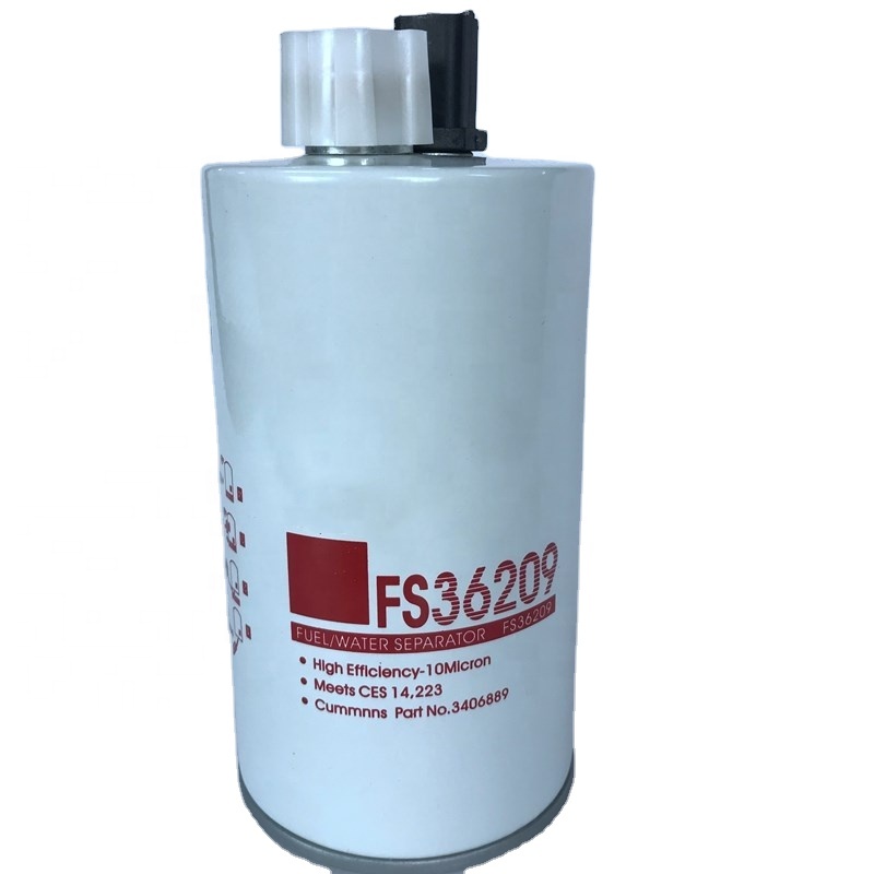 China Separador de agua de filtro de combustible de excavadora personalizable FS36209 Fabricantes